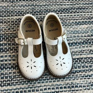 Footmates White Little Girls Sandals